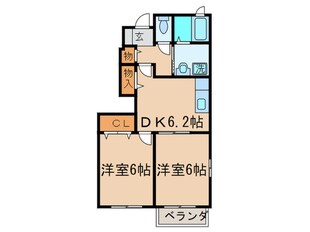 スウィ－トライフ野間Ｄの物件間取画像